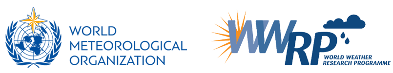 WMO and WWRP logos